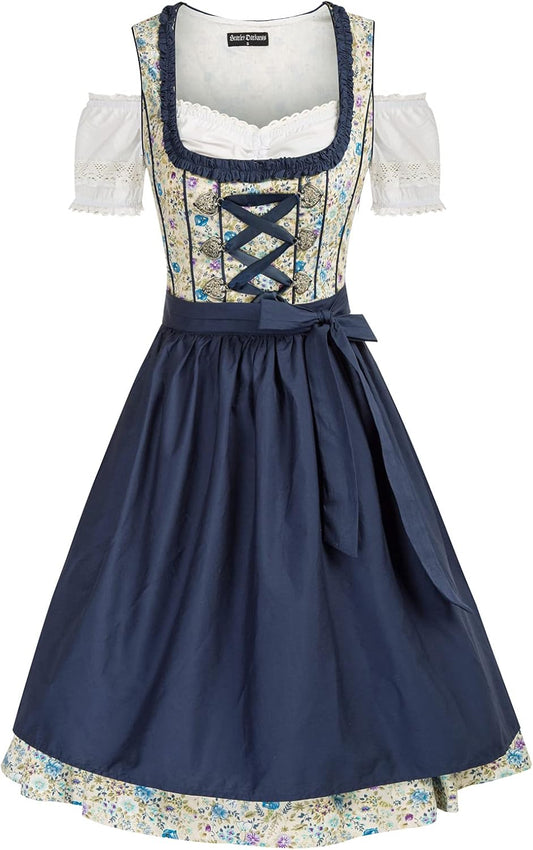 Oktoberfest Carnival Costumes for Women German Dirndl Cosplay Dress