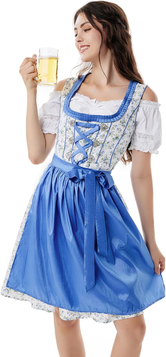 Oktoberfest Carnival Costumes for Women German Dirndl Cosplay Dress