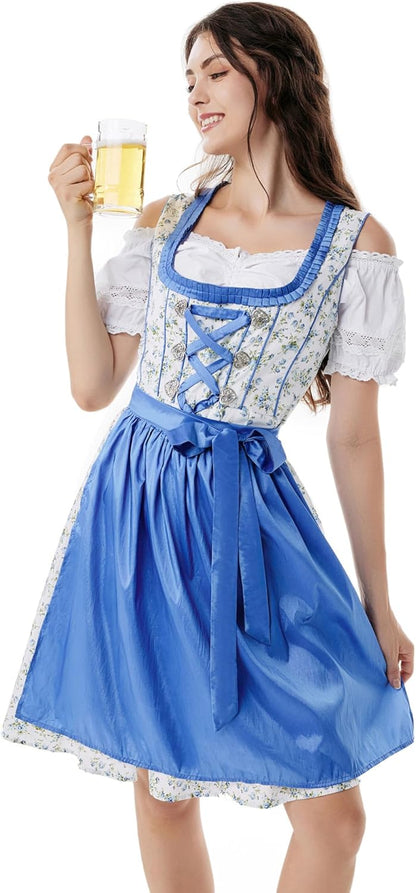 Oktoberfest Carnival Costumes for Women German Dirndl Cosplay Dress