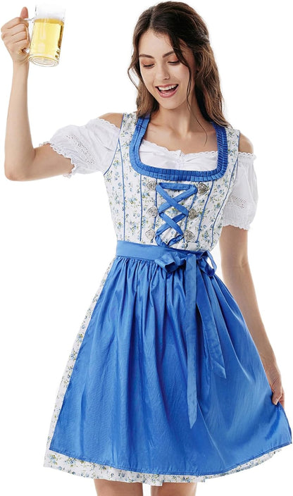 Oktoberfest Carnival Costumes for Women German Dirndl Cosplay Dress