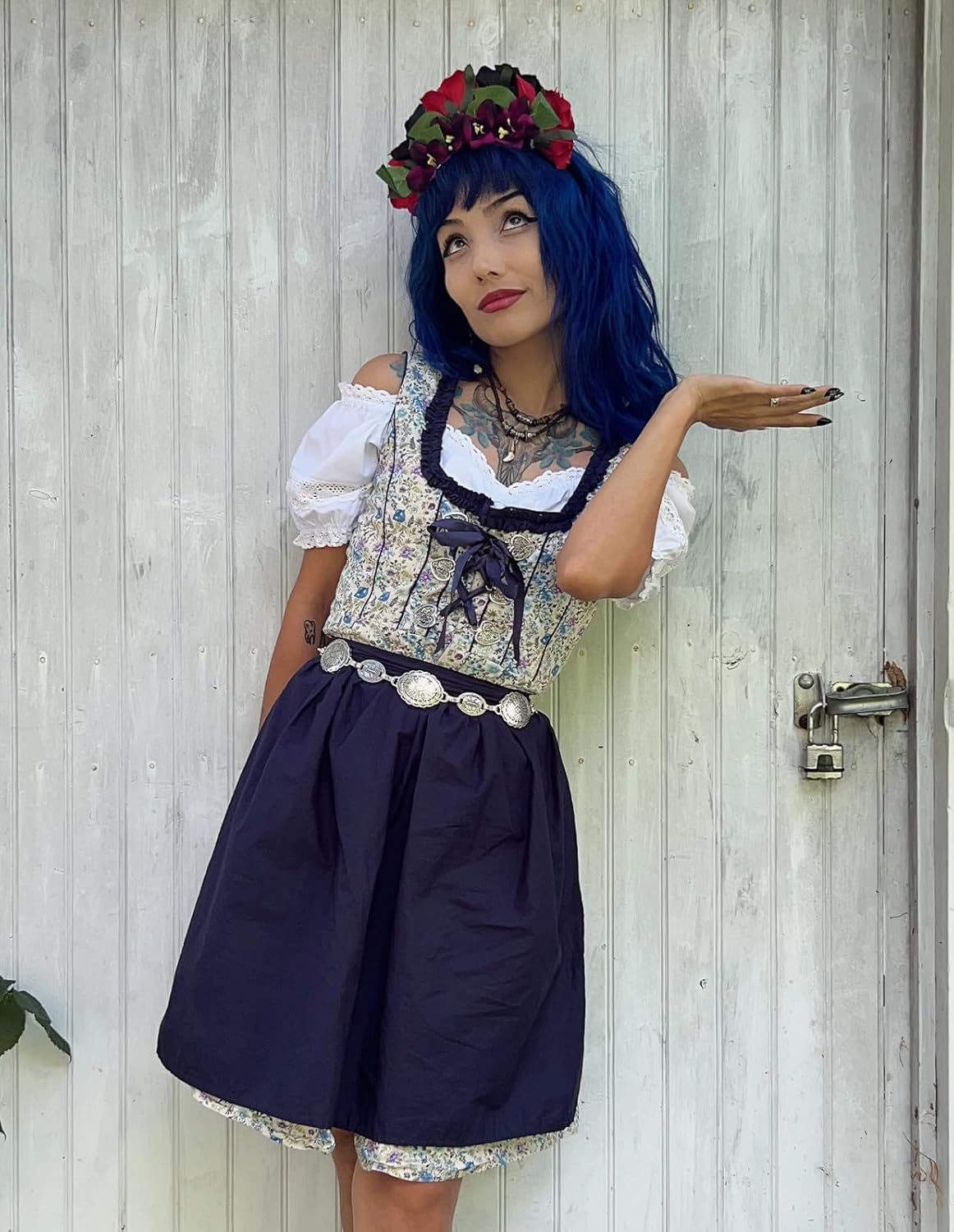 Oktoberfest Carnival Costumes for Women German Dirndl Cosplay Dress