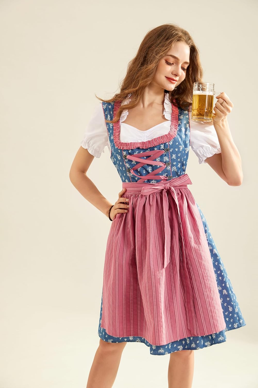 Oktoberfest Carnival Costumes for Women German Dirndl Cosplay Dress
